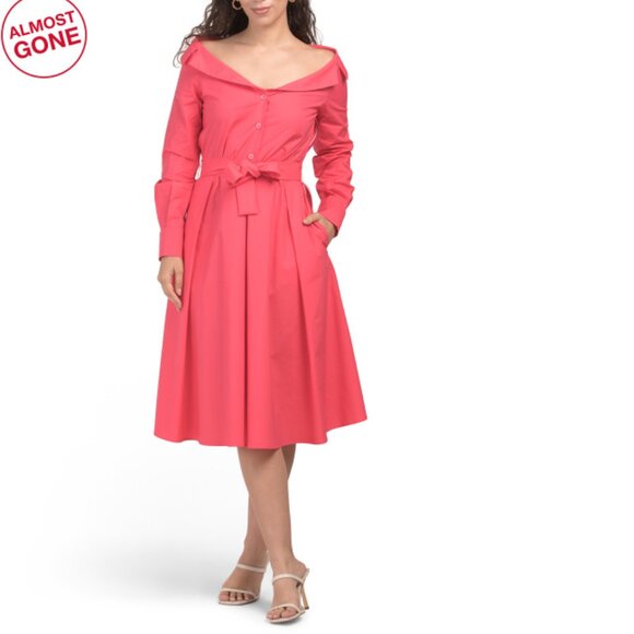 PIAZZA SEMPIONE Dresses & Skirts - PIAZZA SEMPIONE fuschia Made In Italy Dress